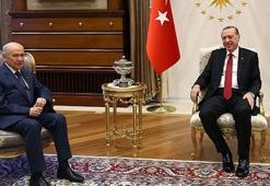 Erdoğan-Bahçeli görüşmesi sona erdi