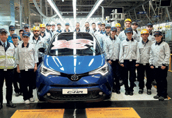 2 milyonuncu Sakaryalı Toyota
