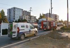 Doğalgaz borusu patladı, İzmir - Ankara yolu trafiğe kapandı