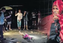 ‘Bebeğimi ateşe attılar’