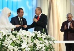 Erdoğan ve Yıldırım nikah şahidi oldu