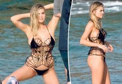 Bikini özel sayısına poz verdi