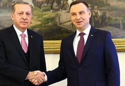 Erdoğan ve Duda ortak basın toplantısı düzenledi!