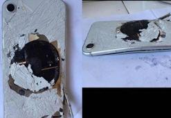 Şarja takılan iphone 8 patlamış halde bulundu!