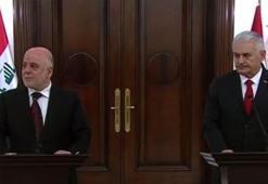 Başbakan Yıldırım ile İbadi'den ortak basın toplantısı