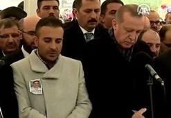 Erdoğan arkadaşının cenazesine katıldı!