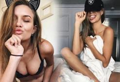 Josephine Skriver çırılçıplak poz verdi!