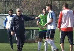 Trabzonspor'da gergin antrenman