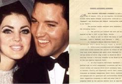 Elvis Presley'in boşanma evrakları ortaya çıktı! İnanılmaz nafaka
