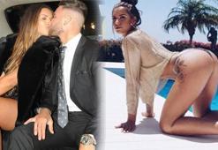 Kendinden geçen seksi model olay oldu!