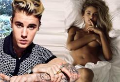Justin Bieber'ın eski sevgilisi çırılçıplak soyundu!