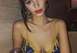 Emily Ratajkowski, Instagram'da fena yakalandı!