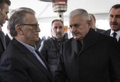 Başbakan Yıldırım'dan Mesut Yılmaz'a taziye ziyareti