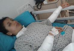 8 yaşındaki çocuğunun gözleri önünde...