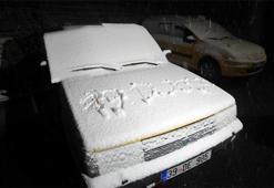 Trakya'nın yüksek kesimlerinde kar yağışı başladı