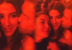 Kıvanç Tatlıtuğ'dan aşk öpücüğü!
