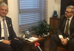 Yerhov, TBMM Dışişleri Komisyonu Başkanı Bozkır’ı ziyaret etti