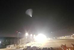 İstanbul semalarında görüntülenen ilginç ışıklar