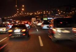 İstanbul'da trafik yoğunluğu