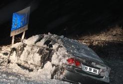 Kırklareli'de yoğun kar yağışı