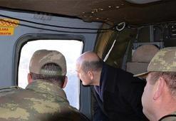 Soylu, Türkiye-İran sınırındaki güvenlik duvarını inceledi