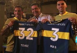 Tevez ve Mas imzayı attı
