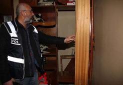 Dolaptaki gizli bölmeden kadın çıktı