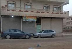 Münbiç'te esnaf PYD/PKK cinayetlerine karşı kepenk indirdi