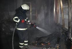 Elektrikli battaniye evi küle çevirdi
