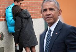 Obama'nın kızı sokak ortasında böyle yakalandı!