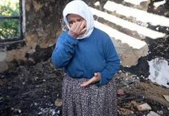 Evi yanan Sebahat teyzenin gözyaşını devlet dindirdi