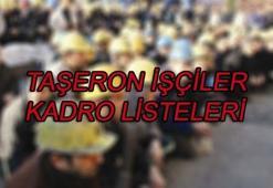 Taşeron işçiler kadro listeleri açıklanıyor!