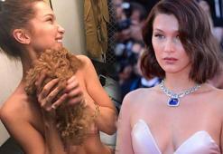 Bella Hadid sınır tanımıyor! Yine çıplak...