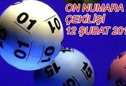 On Numara çekilişi sonuçları! (12 Şubat 2018)