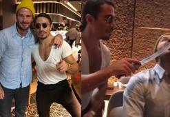 Nusret, David Beckham'ı mest etti!
