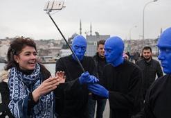 Blue Man Group, İstanbul sokaklarında!
