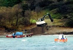 Çavuş  Adası’nda  askeri  inşaat  başladı