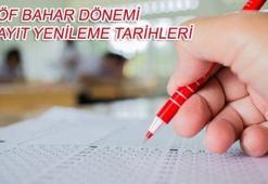 AÖF kayıt yenileme ne zaman bitecek? (AÖF kayıt yenileme tarihleri 2018)