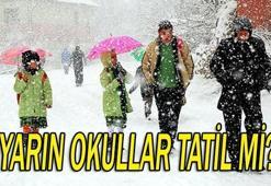 Yarın okullar tatil mi olacak? (İstanbul, Edirne ve Kırklareli)