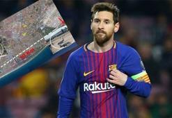 Dünya bunu konuşuyor! Messi'nin evinin üstünden...