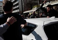 Yunanistan'da "Uber" protestosu