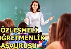 Sözleşmeli öğretmenlik başvurusu ne zaman sona erecek?