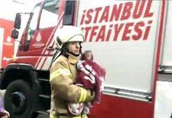 Fatih'te doğalgaz patlaması: 1'i bebek 4 yaralı