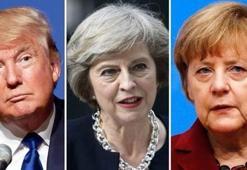 May, Trump ve Merkel ile telefonda görüştü!