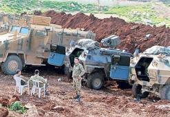 Tepelere konuşlandık