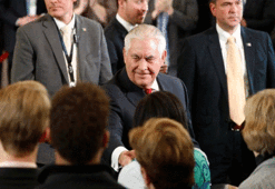 Tillerson vedalaştı… Trump’ın adını bile anmadı