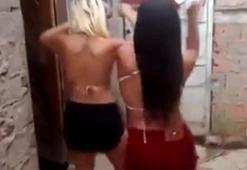 Polis kovalamacası ortasında böyle kaldılar!