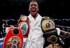 Joshua WBA ve IBF'den sonra WBO unvanını da kazandı