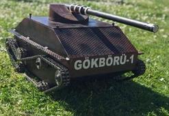 KTÜ'lü öğrencilerden insansız tank aracı