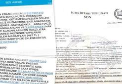 Alacak tacizi!